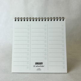 Monthly plan bureau kalender