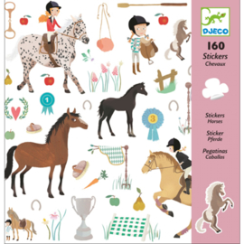 Djeco 160 stickers Paarden