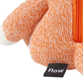 Flow Robin de Vos (oranje) – Knuffel met hartslag
