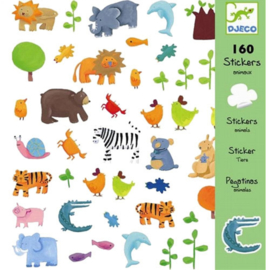 Djeco 160 stickers Dieren