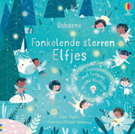 Usborne Boekje met lichtjes Fonkelende Sterren Elfjes