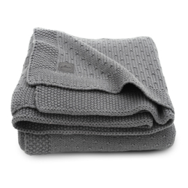 Jollein Wieg Deken Bliss Knit 75x100cm - Storm Grey