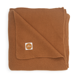 Jollein Wieg Deken Basic Knit 75x100cm - Caramel