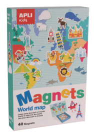 Apli Kids Magneetspel  Wereldkaart
