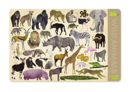 Crocodile Creek Placemat Wilde Dieren