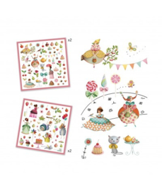 Djeco 160 stickers Prinses