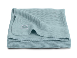 Jollein Wieg Deken Basic Knit 75x100cm - Stone Green