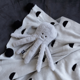 Flow Olly de Octopus (Grijs)  –  pluche Knuffel met hartslag