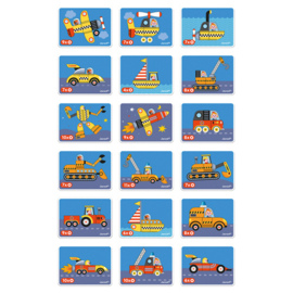 Janod Magneetboek Auto's
