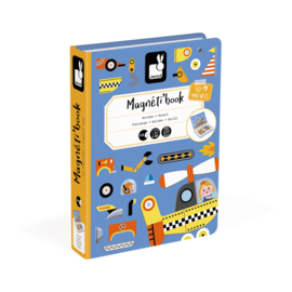 Janod Magneetboek Auto's