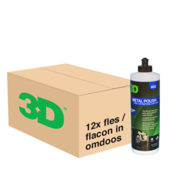 3D METAL POLISH - 12x 16 oz / 473 ml Flacon in Grootverpakking