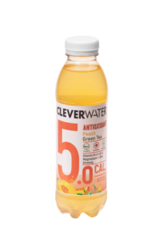 CLEVERWATER - Peach and Green Tea 500ml