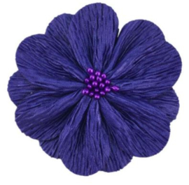 Bloem Lily 8cm blauw/paars