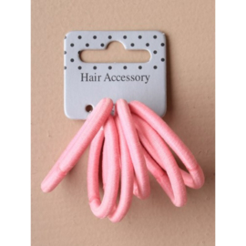 hooi Dempsey Ruwe olie Set elastiekjes roze | Basis elastiekjes | Mieselies ~ voor de leukste  haarmode, beenmode en babyaccessoires!