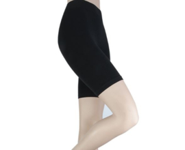 Dames legging seamless short zwart