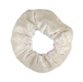 Scrunchie fluweel offwhite