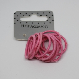 kraam Verdragen onderwerp Set kleine elastiekjes roze | Basis elastiekjes | Mieselies ~ voor de  leukste haarmode, beenmode en babyaccessoires!