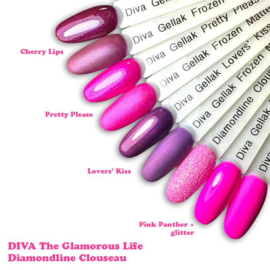 Diva the glamorous life  collectie met gratis glitter 10ml