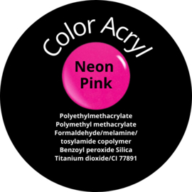 Your future nails color acryl  neon pink