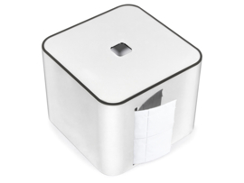 Nail wipe dispenser cube