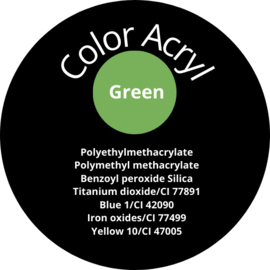 Your future nails color acryl green