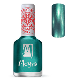 Moyra Stamping Nail Polish Chrome green sp27