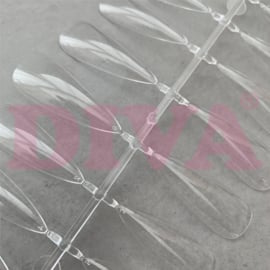 Press-On/ Show Tips Stiletto Clear in een box 240 Pcs