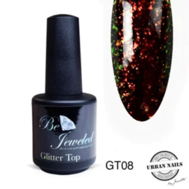 URBAN NAILS Glitter top gel 08