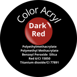 Your future nails color acryl dark red
