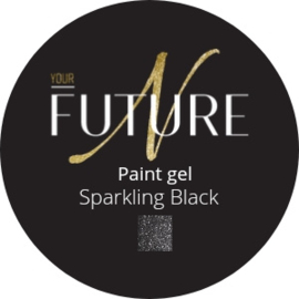 YF paint gel sparkling black