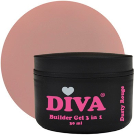 DIVA Builder Gel LOW HEAT 3-in-1 Dusty Rouge 30 ml