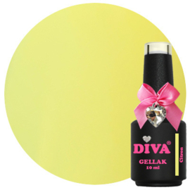 DIVA Gellak French Pastel Citron  10 ml Hema Free