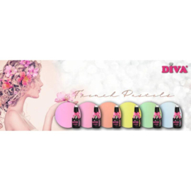 Diva Gellak French Pastel 6 stuk set 15ml