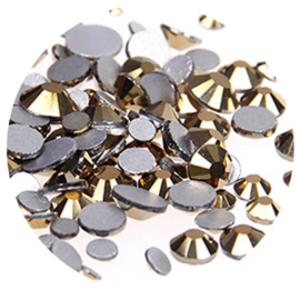 Crystal Facet Strass Goud