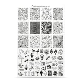 Moyra Stamping Plate 144 July met gratis Tryon Sheet