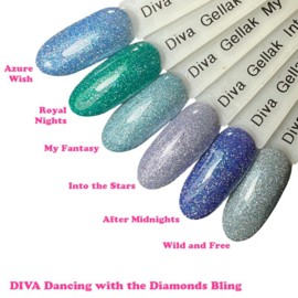 Diva gellak dancing with the diamonds collectie 18x10ml