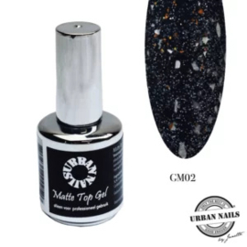 URBAN NAILS Glitter Matte Top 02