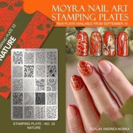 Moyra Stamping Plaat 32 Nature