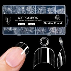 URBAN NAILS Tip Box Shorties Round