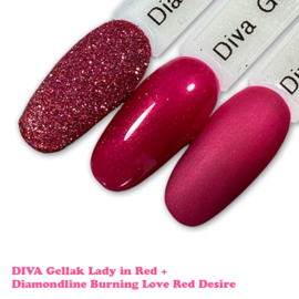 DIVA Gellak Lady in Red 10ml Hema Free