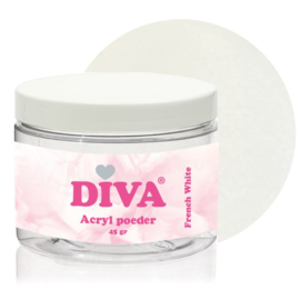 Diva Acryl Poeder French White 45 gram