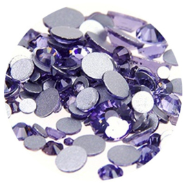 Crystal Facet Strass Lavendel