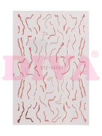 Design Sticker Swirl 124 Rosé