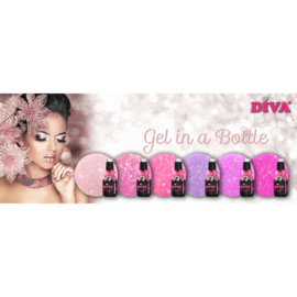 Diva gel in a bottle showflakes collectie