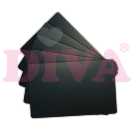 Show Cards PVC mat zwart 50 stuks