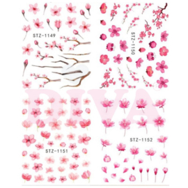 Waterdecals 003 Flowers