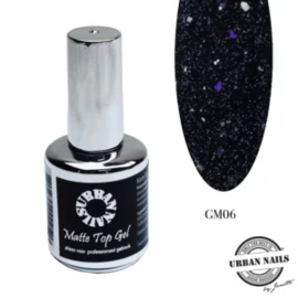 URBAN NAILS Glitter Matte Top 06