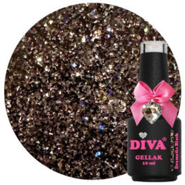 Diva gellak dramatic black 10ml