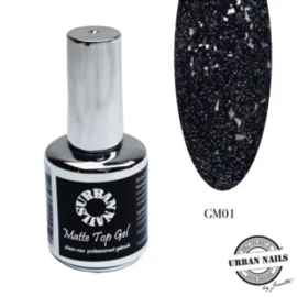 URBAN NAILS Glitter Matte Top 01