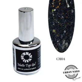 URBAN NAILS Glitter Matte Top 04